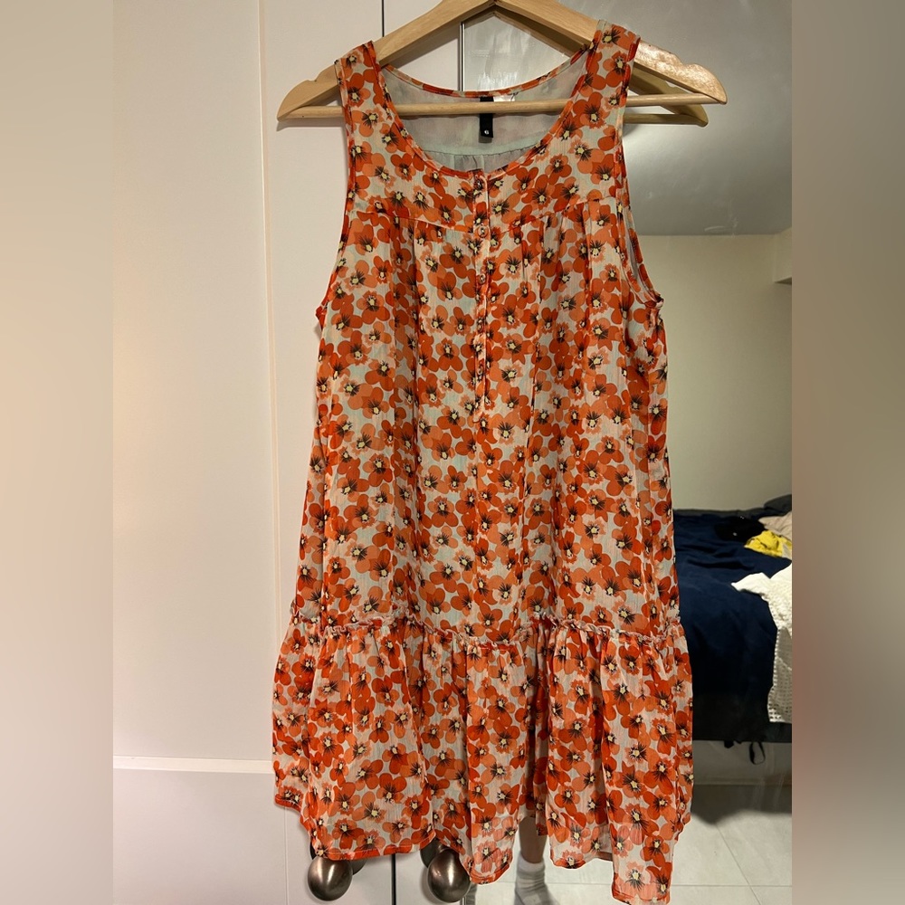 Floral baby doll dress